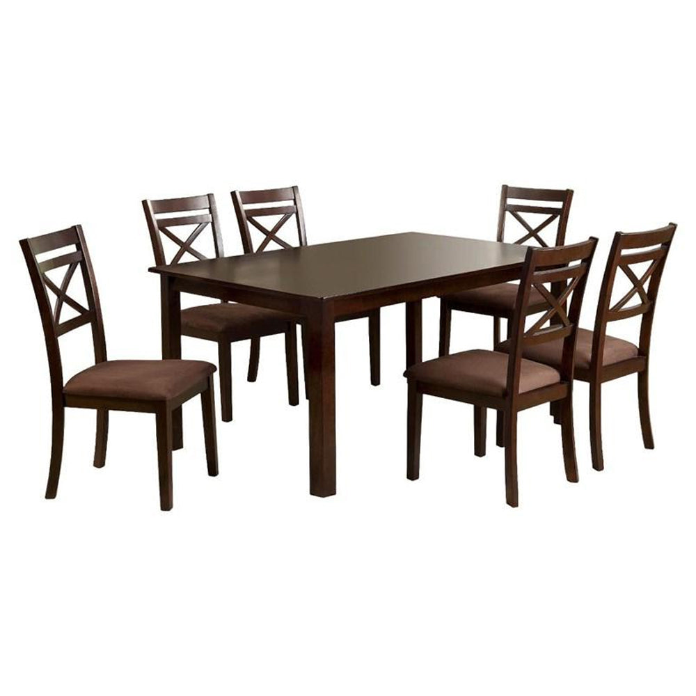 Weston II 7 Pc. Dining Table Set in Espresso finish