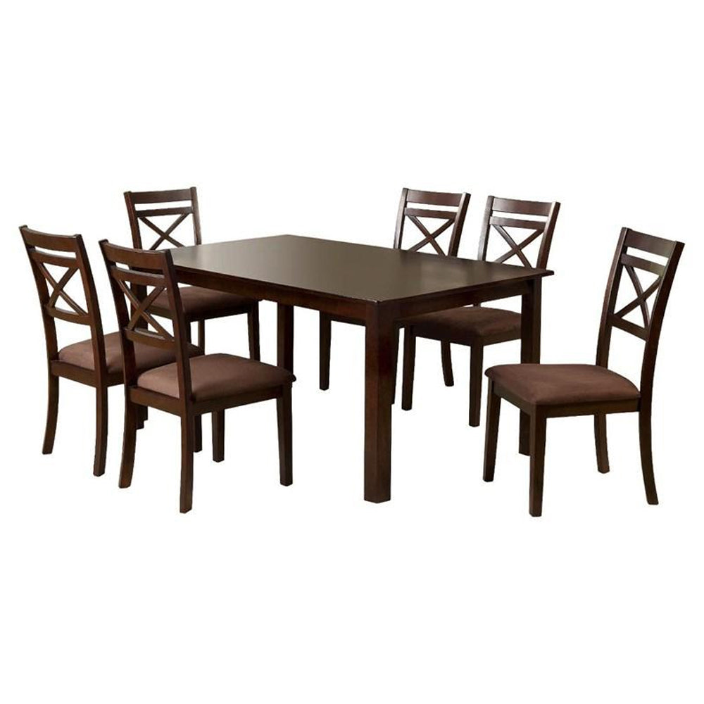 Weston II 7 Pc. Dining Table Set in Espresso finish