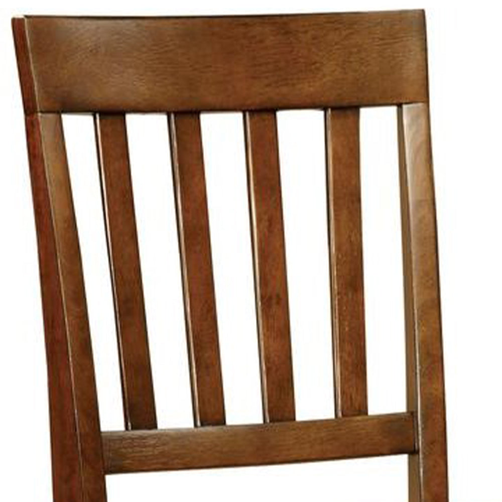 FOSTER II Counter Ht. Chair (2/CTN) in Dark Oak finish