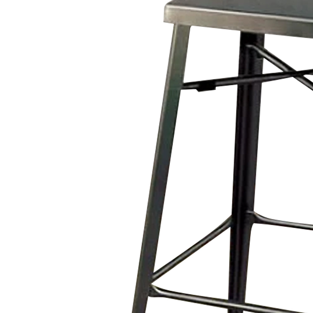 Timon 30" Bar Stool (2/CTN) Gun metal