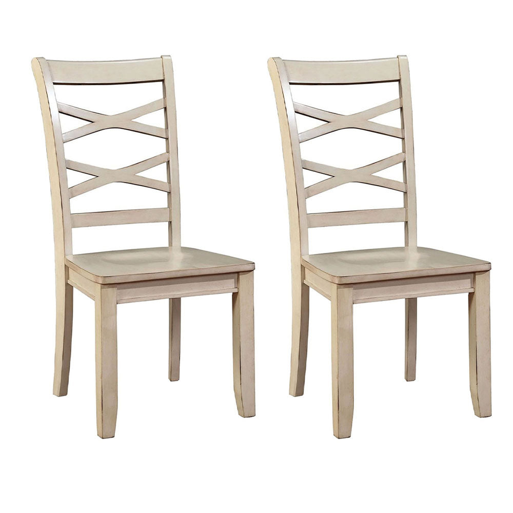 GISELLE Side Chair, White (2/CTN) in White finish