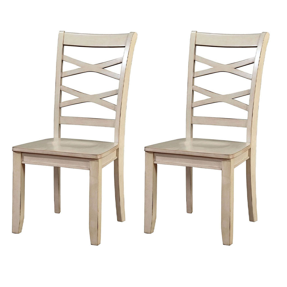 GISELLE Side Chair, White (2/CTN) in White finish