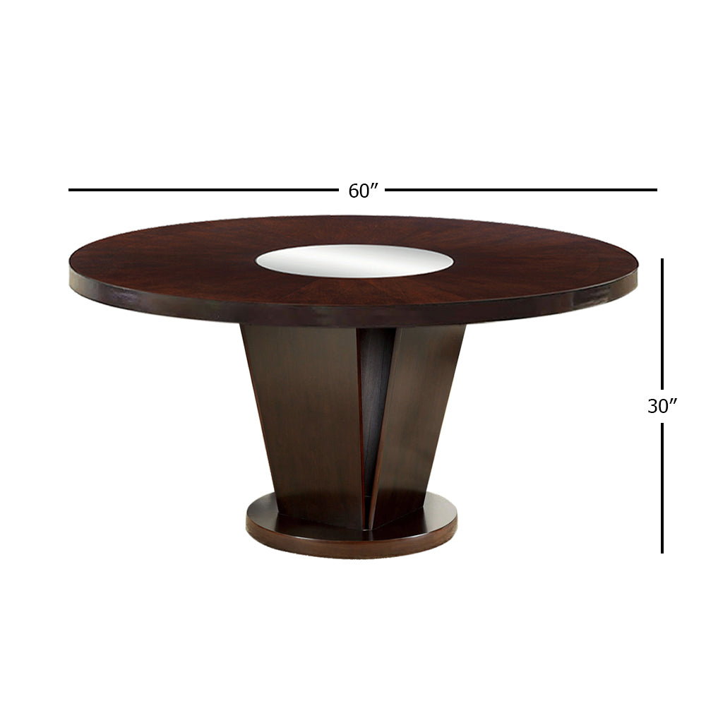 Cimma Round Dining Table Espresso