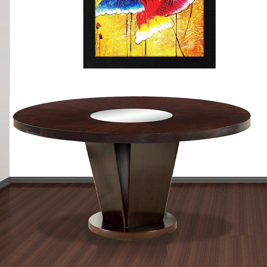 Cimma Round Dining Table Espresso