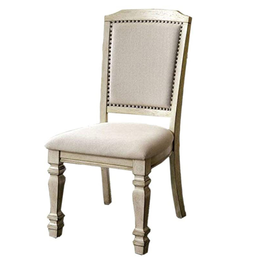 HOLCROFT Side Chair (2/CTN) in Antique White/Ivory finish