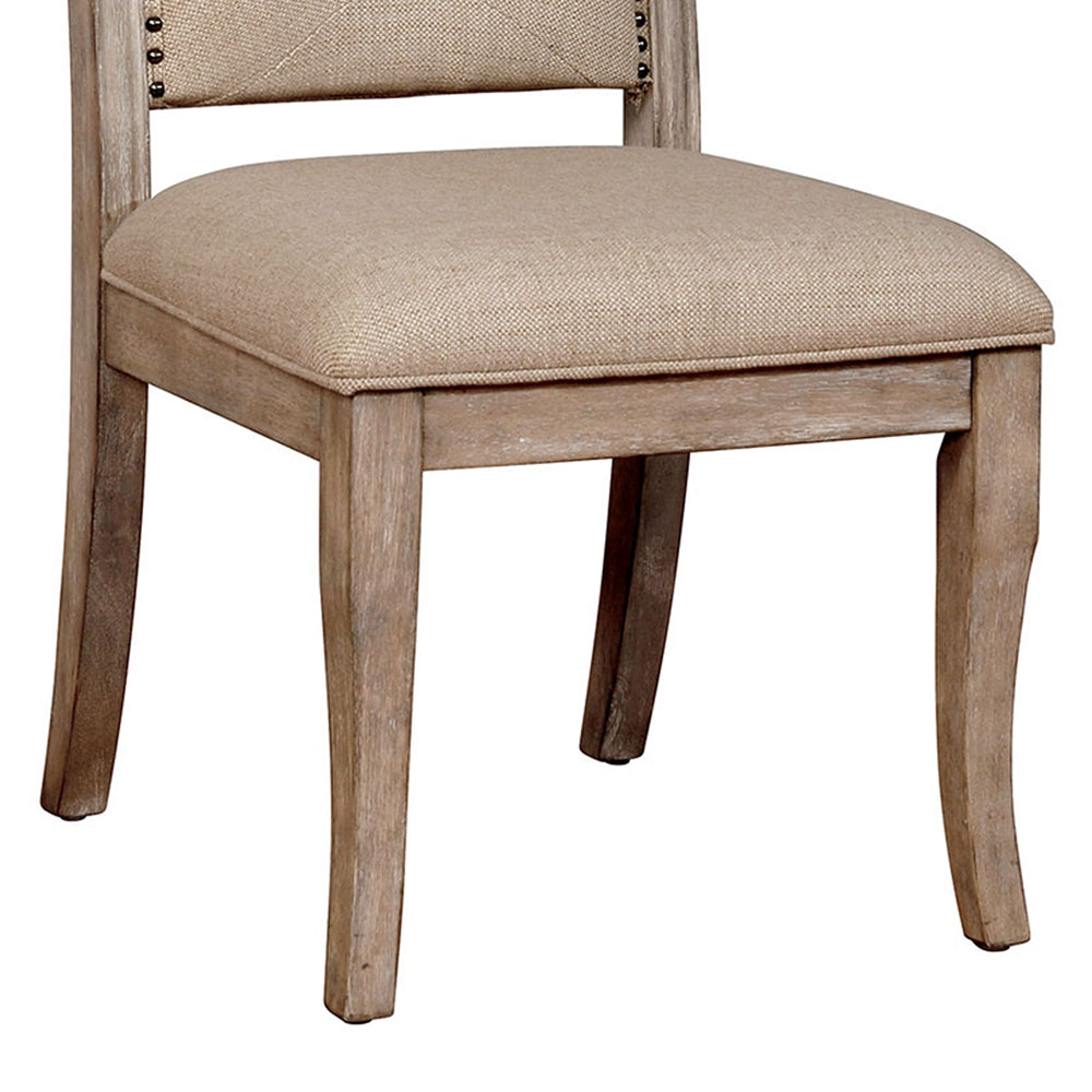 Patience Side Chair (2/CTN) in Rustic Natural Tone finish