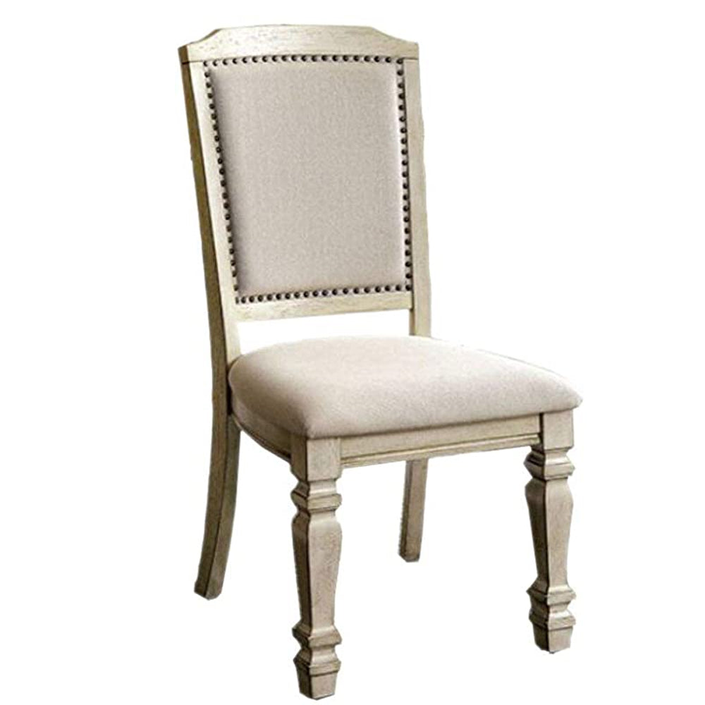 HOLCROFT Side Chair (2/CTN) in Antique White/Ivory finish