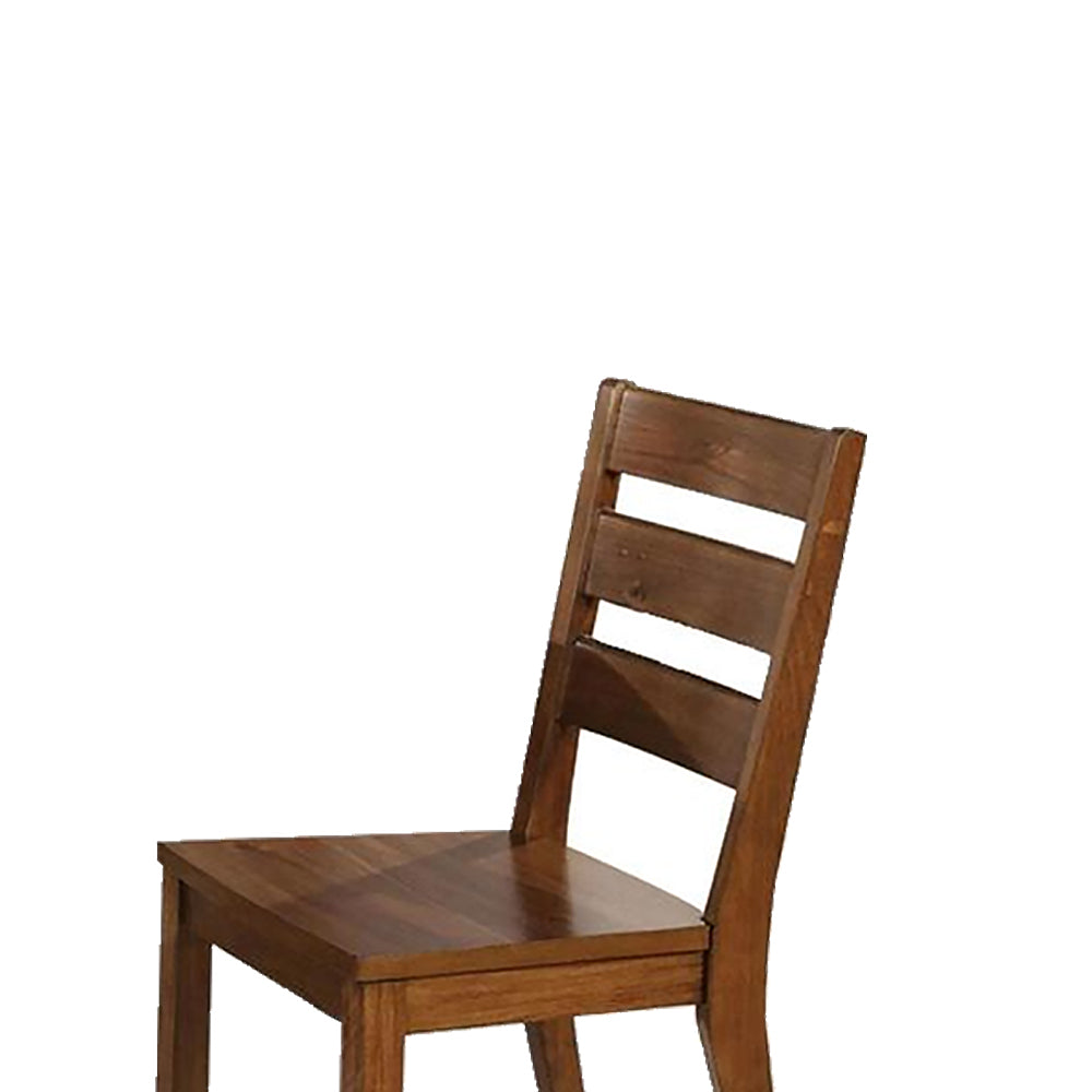 Leann Side Chair (2/CTN) in Brown Cherry finish