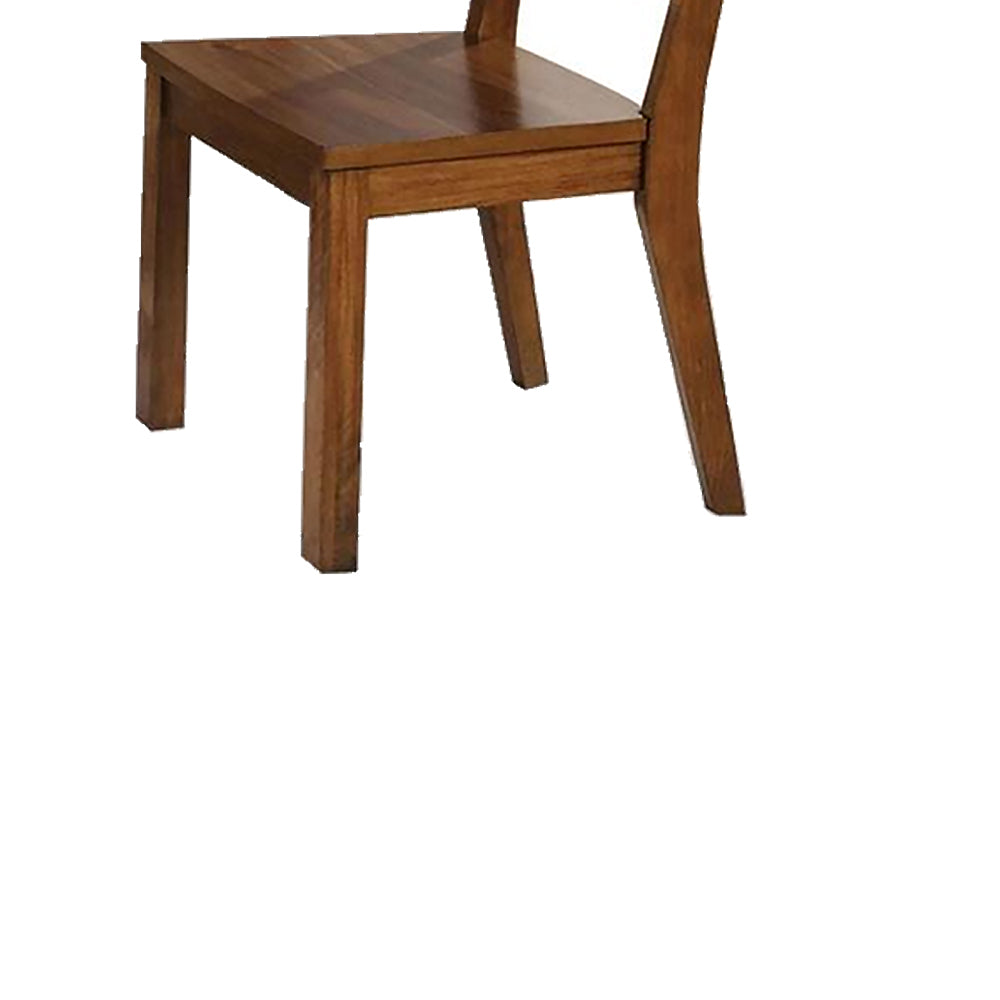 Leann Side Chair (2/CTN) in Brown Cherry finish