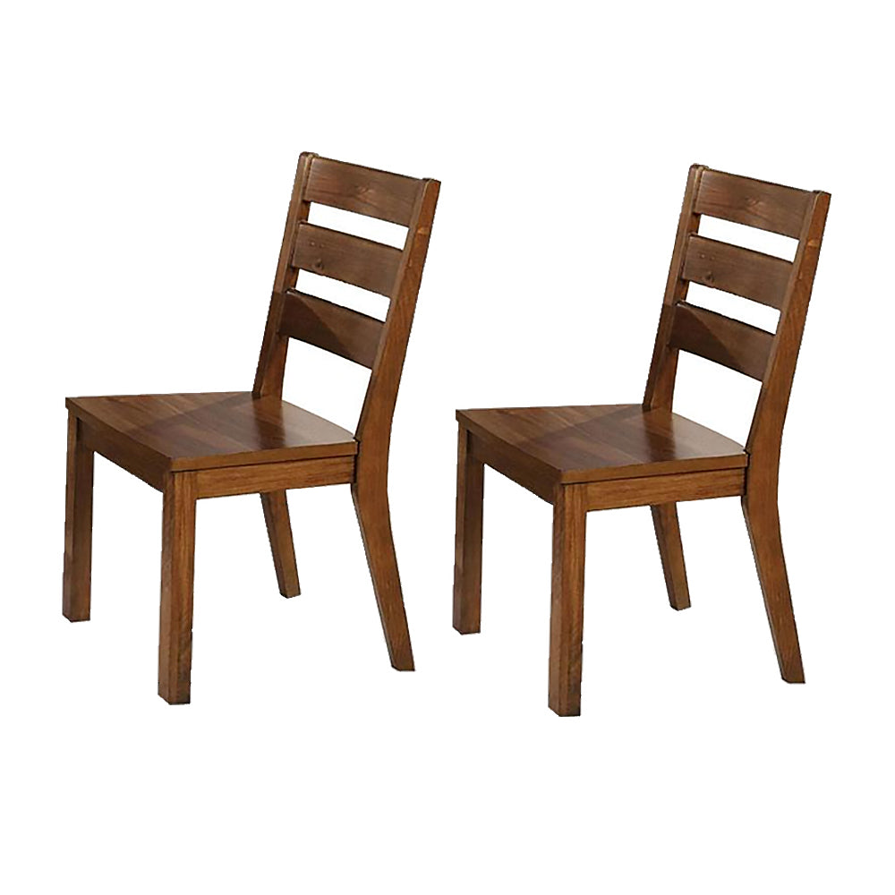 Leann Side Chair (2/CTN) in Brown Cherry finish