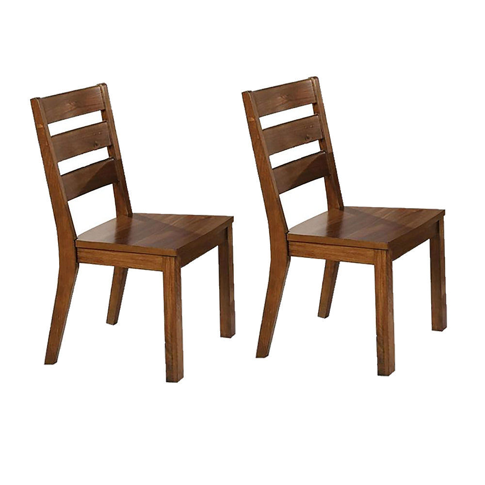 Leann Side Chair (2/CTN) in Brown Cherry finish