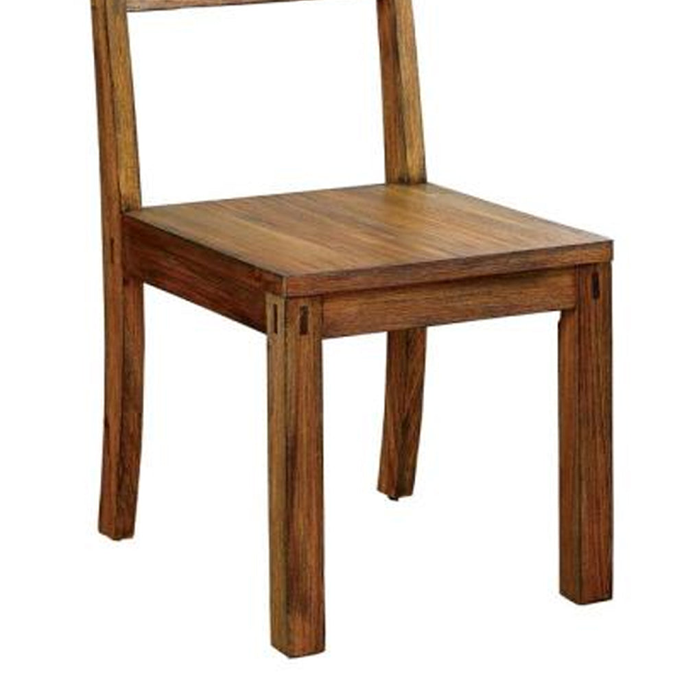 FRONTIER Side Chair (2/CTN) in Dark Oak finish