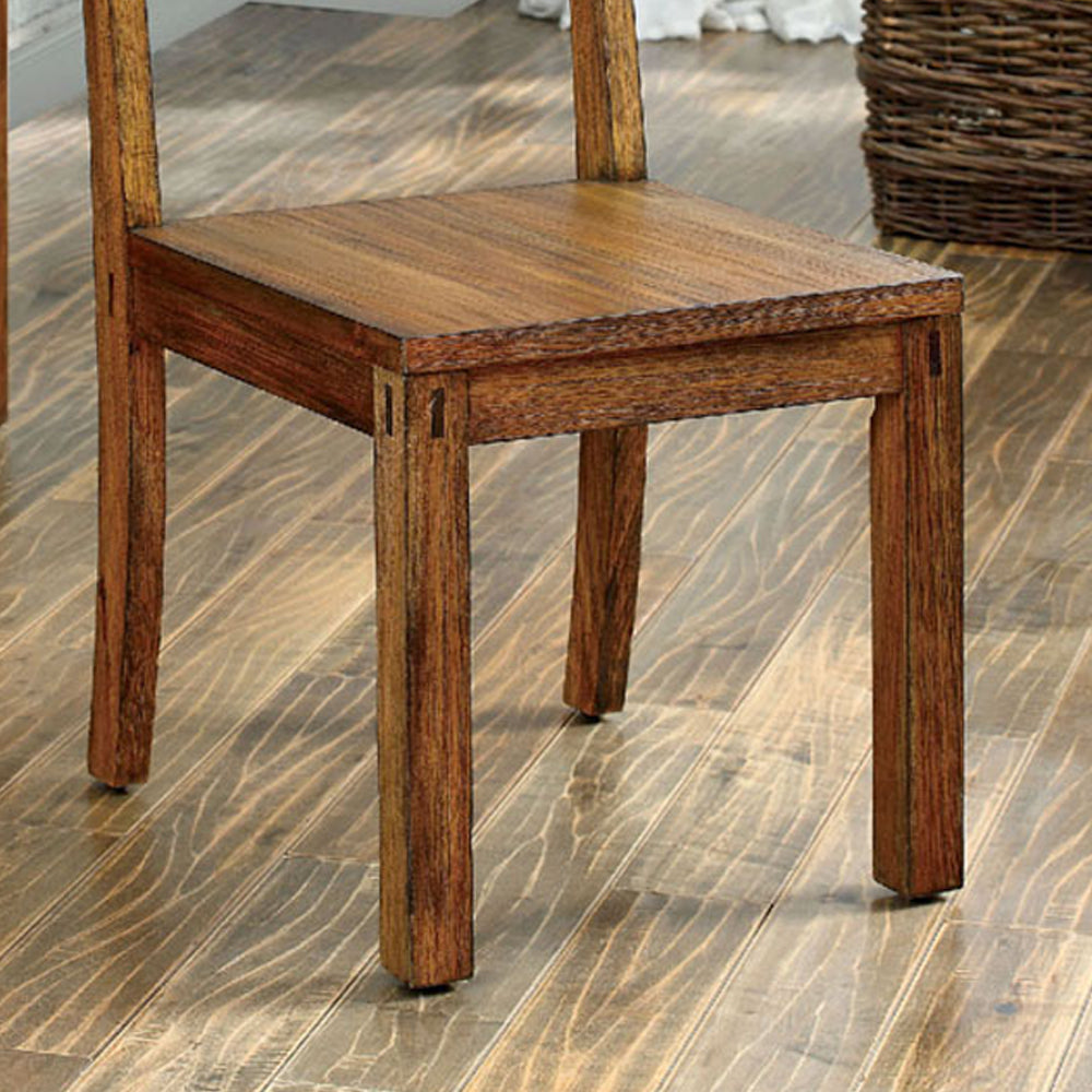 FRONTIER Side Chair (2/CTN) in Dark Oak finish