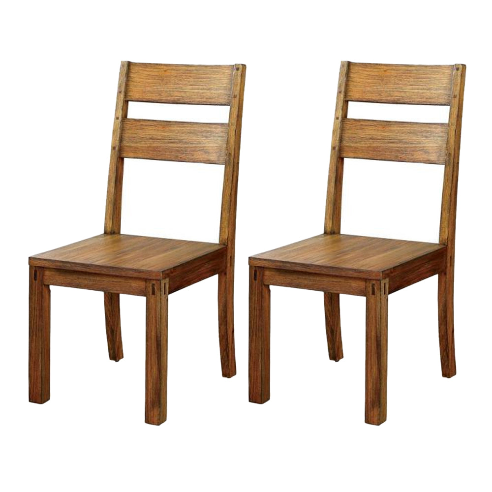 FRONTIER Side Chair (2/CTN) in Dark Oak finish