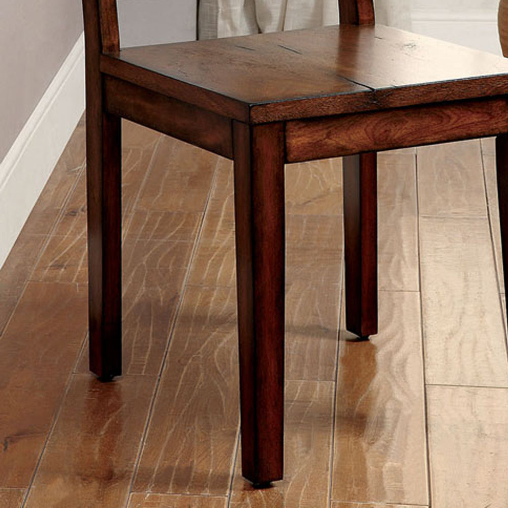 MADDISON Side Chair (2/CTN) in Tobacco Oak finish