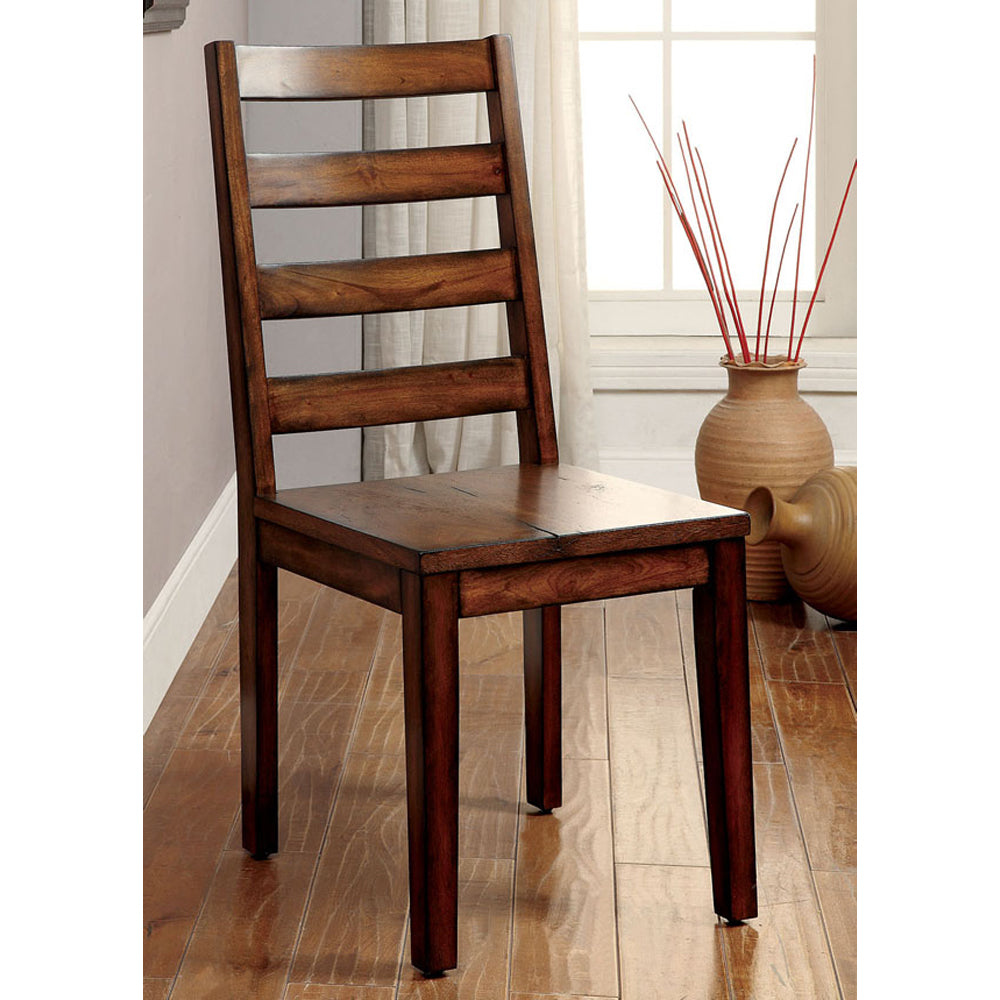 MADDISON Side Chair (2/CTN) in Tobacco Oak finish