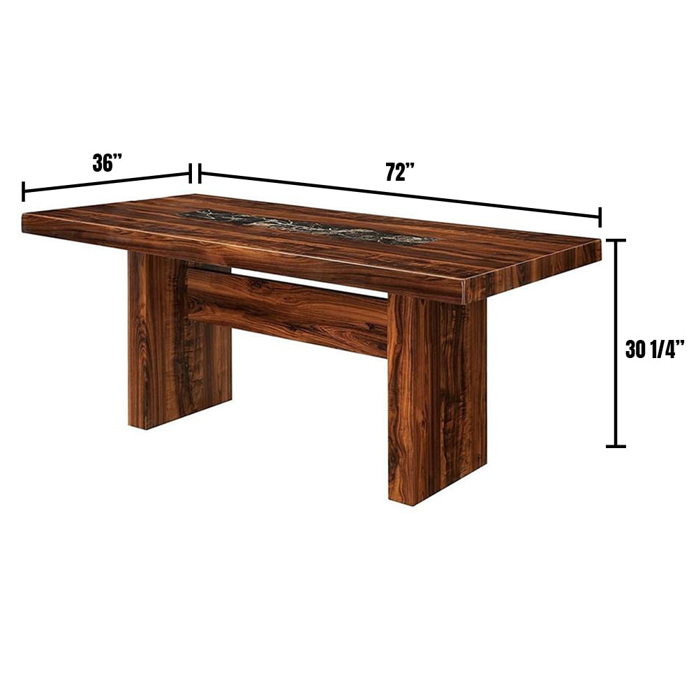 BONNEVILLE I Dining Table Brown Cherry