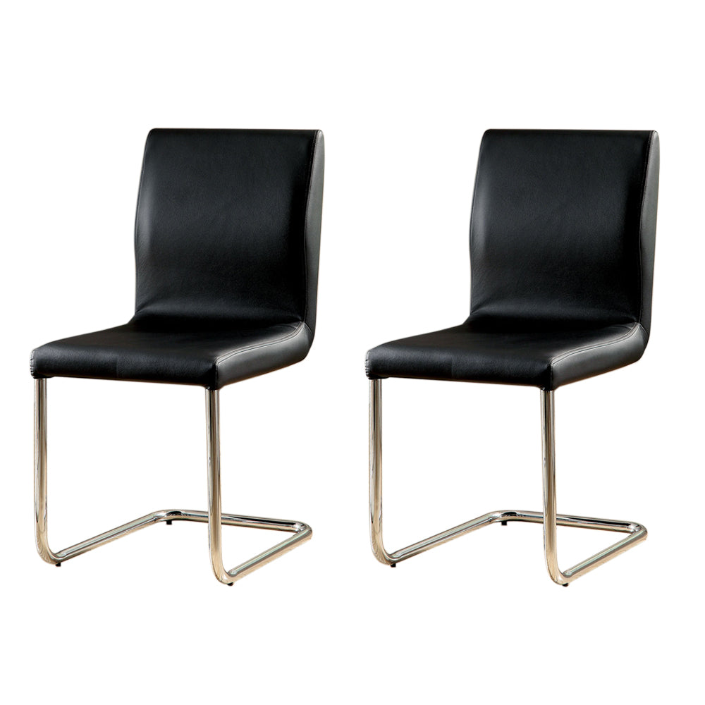 LODIA II Counter Height Chair in Black finish