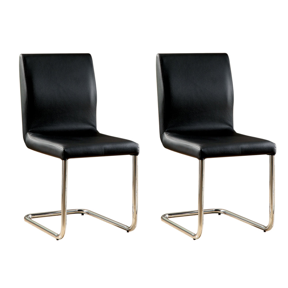 LODIA II Counter Height Chair in Black finish