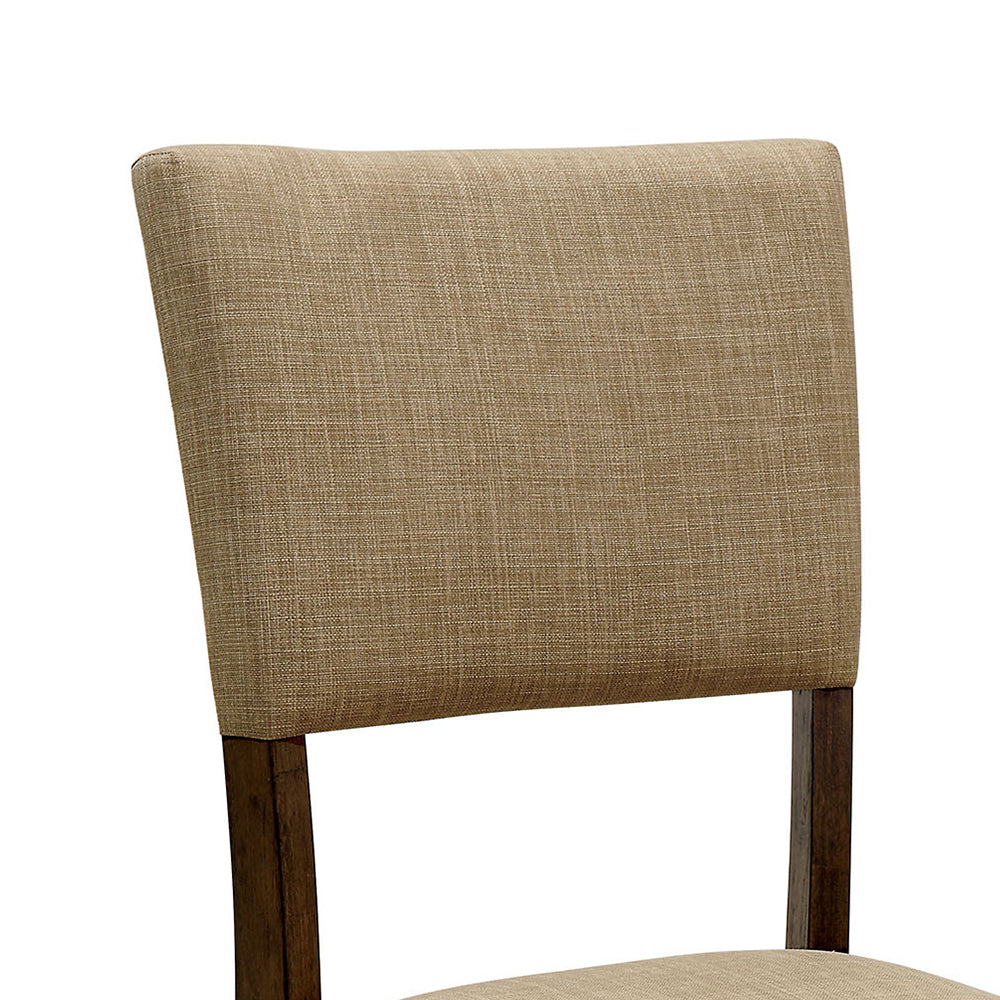 Gomeisa SIDE CHAIR (2/CTN) in Rustic Oak Finish