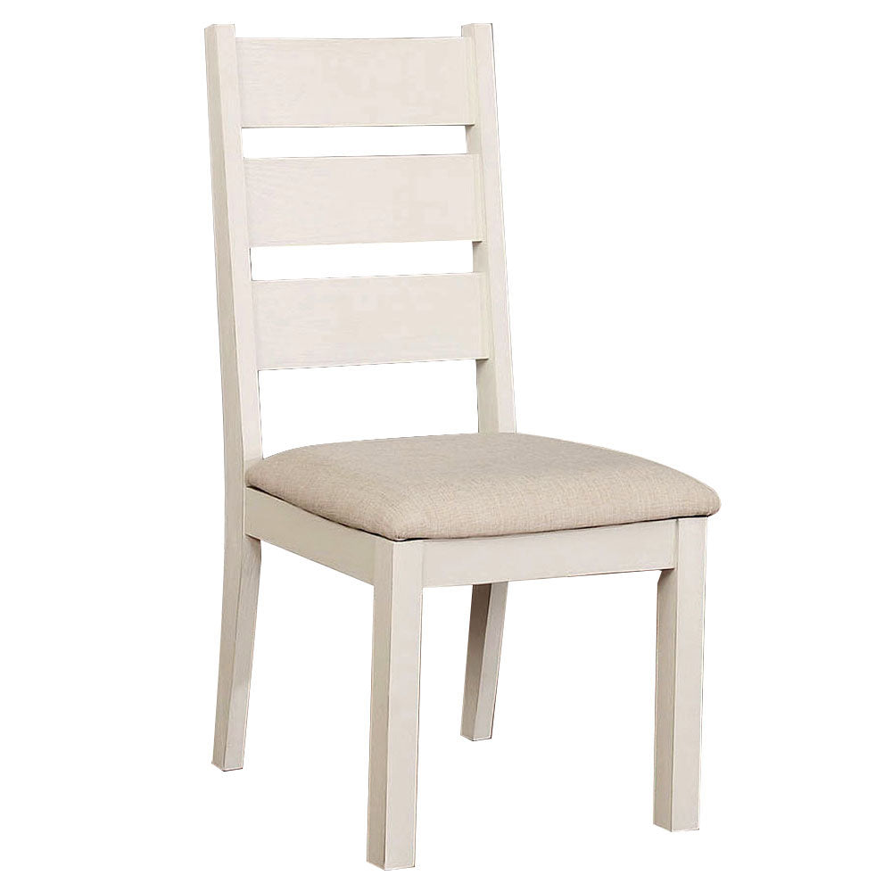 Glenfield Side Chair (2/CTN) in Weathered White/White finish