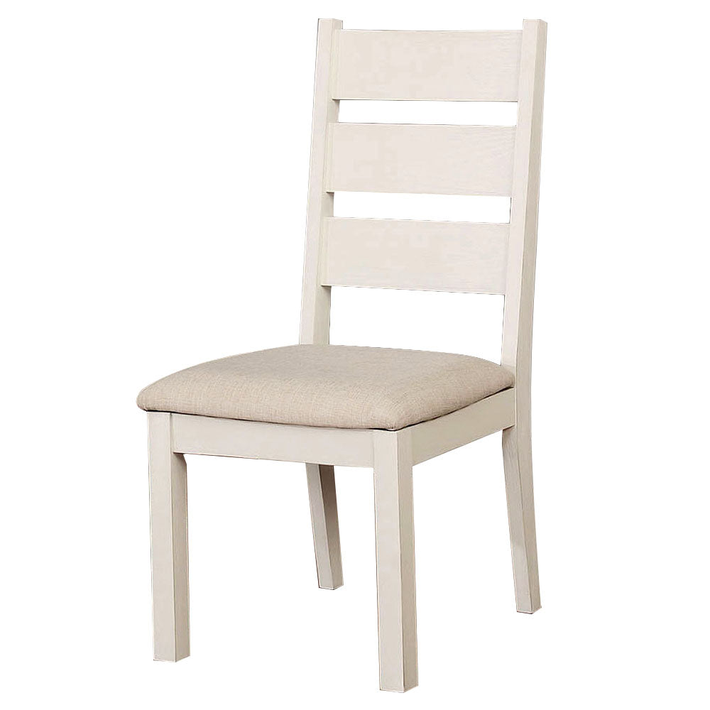 Glenfield Side Chair (2/CTN) in Weathered White/White finish