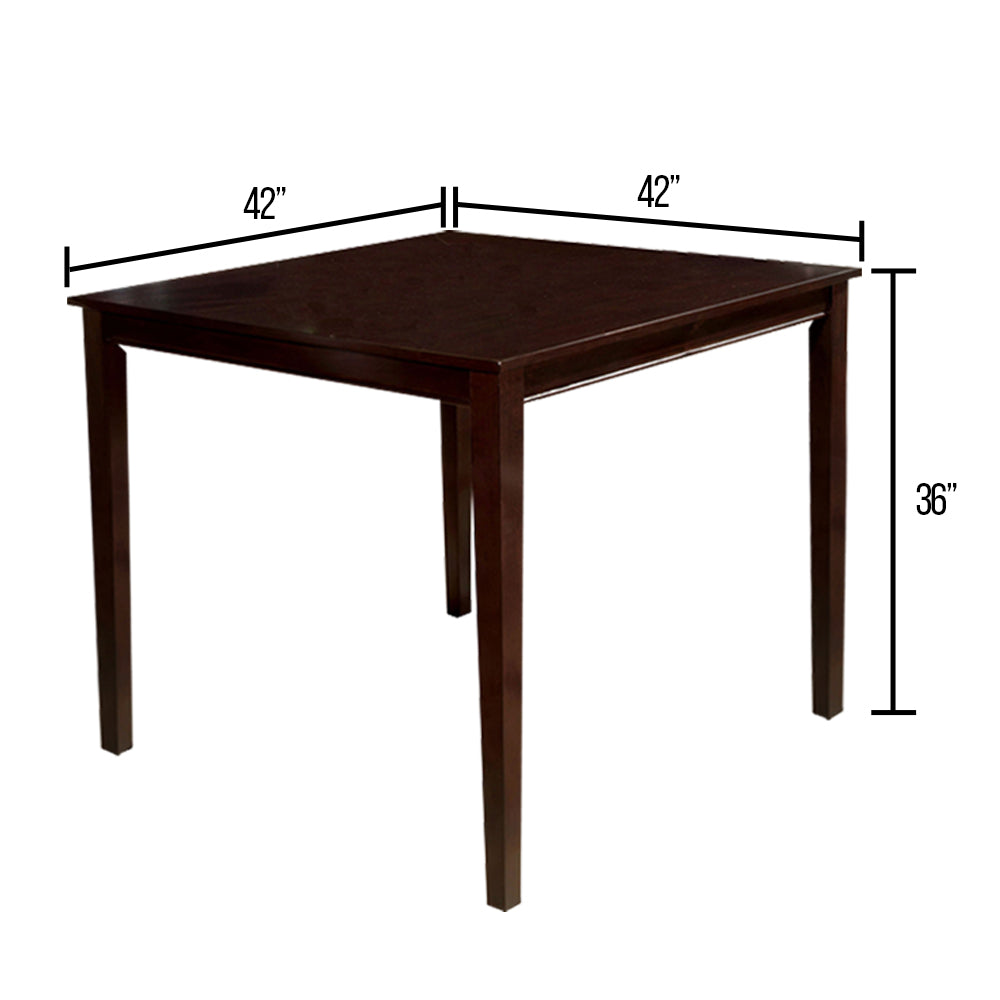 West Creek II 5 Pc. Counter Ht. Table Set in Espresso Finish