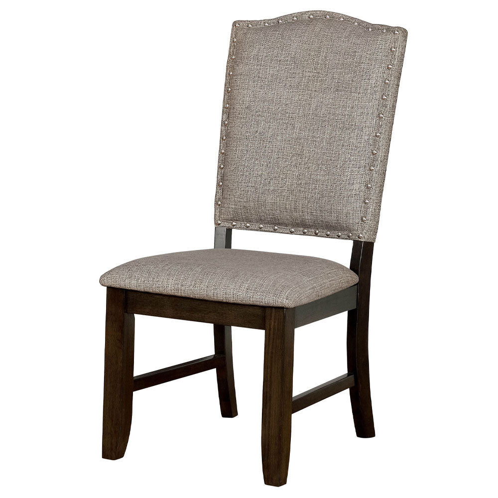 Teagan 7 Pc. Dining Table Set Dark Walnut