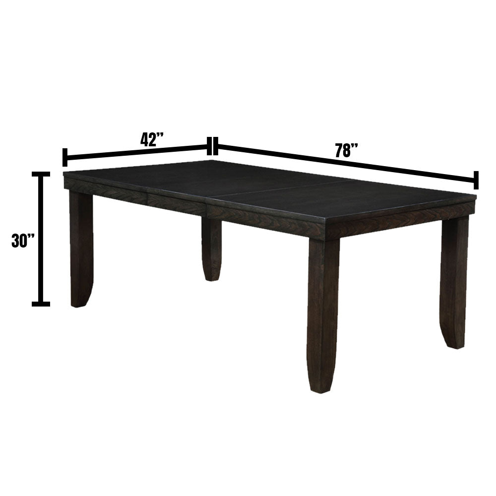 Teagan Dining Table Dark Walnut