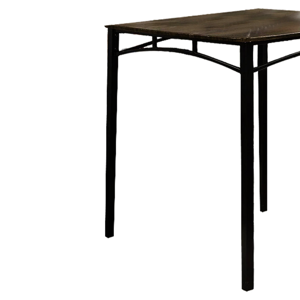 Westport 5 Pc. Counter Height Table Set in Antique Brown/Black finish