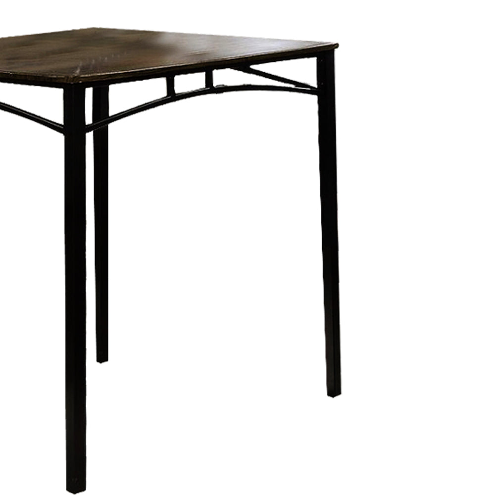 Westport 5 Pc. Counter Height Table Set in Antique Brown/Black finish