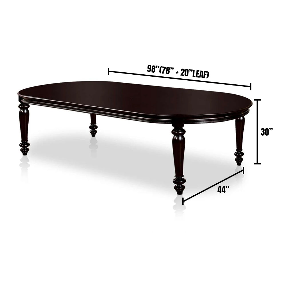 Harrington Dining Table Dark Walnut