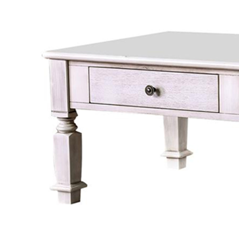 Joliet Coffee Table in Antique White finish