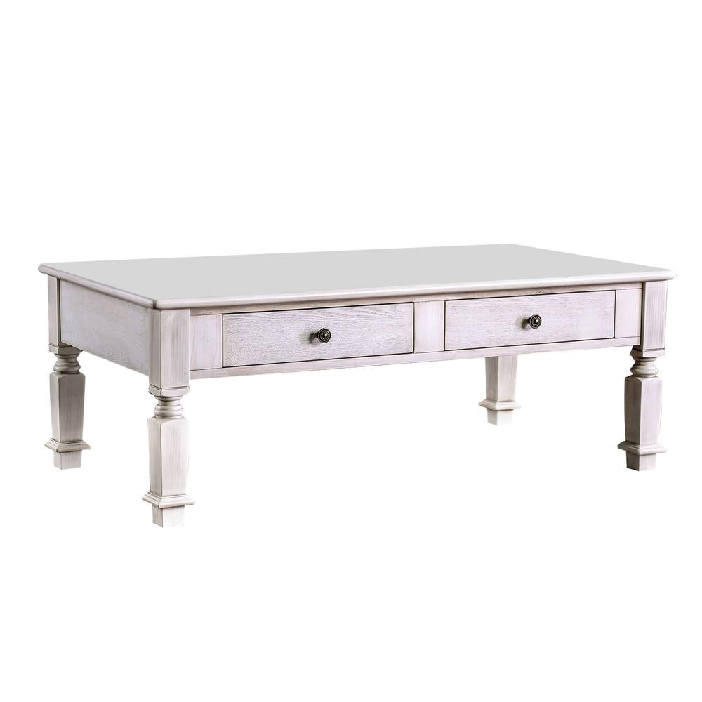 Joliet Coffee Table in Antique White finish