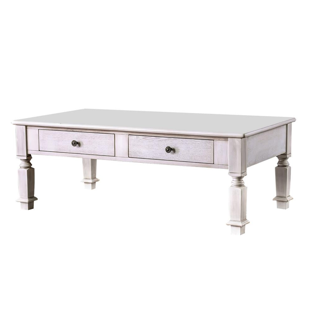 Joliet Coffee Table in Antique White finish