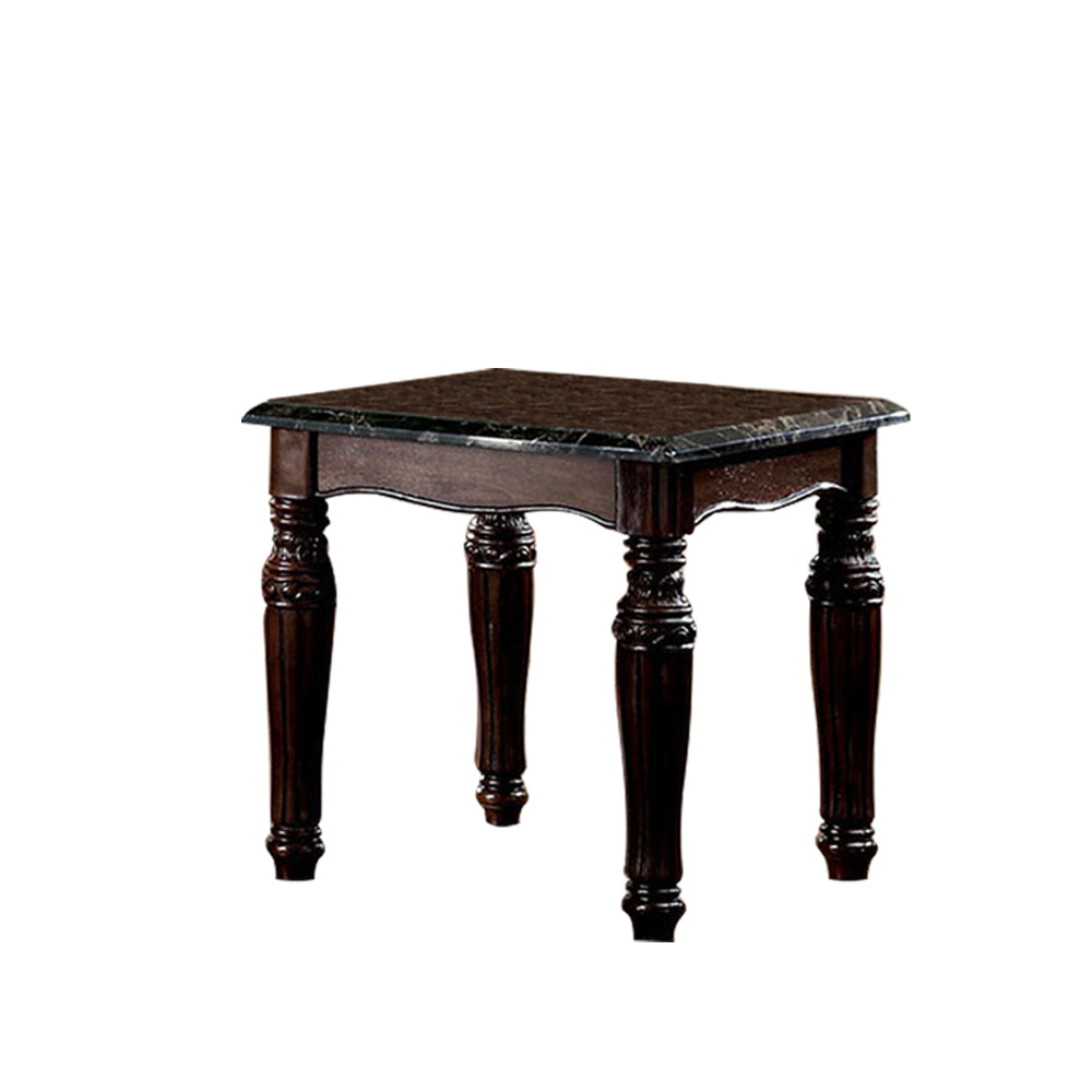 Brampton 3 Pc. Table Set (1C+2E) Espresso/Black