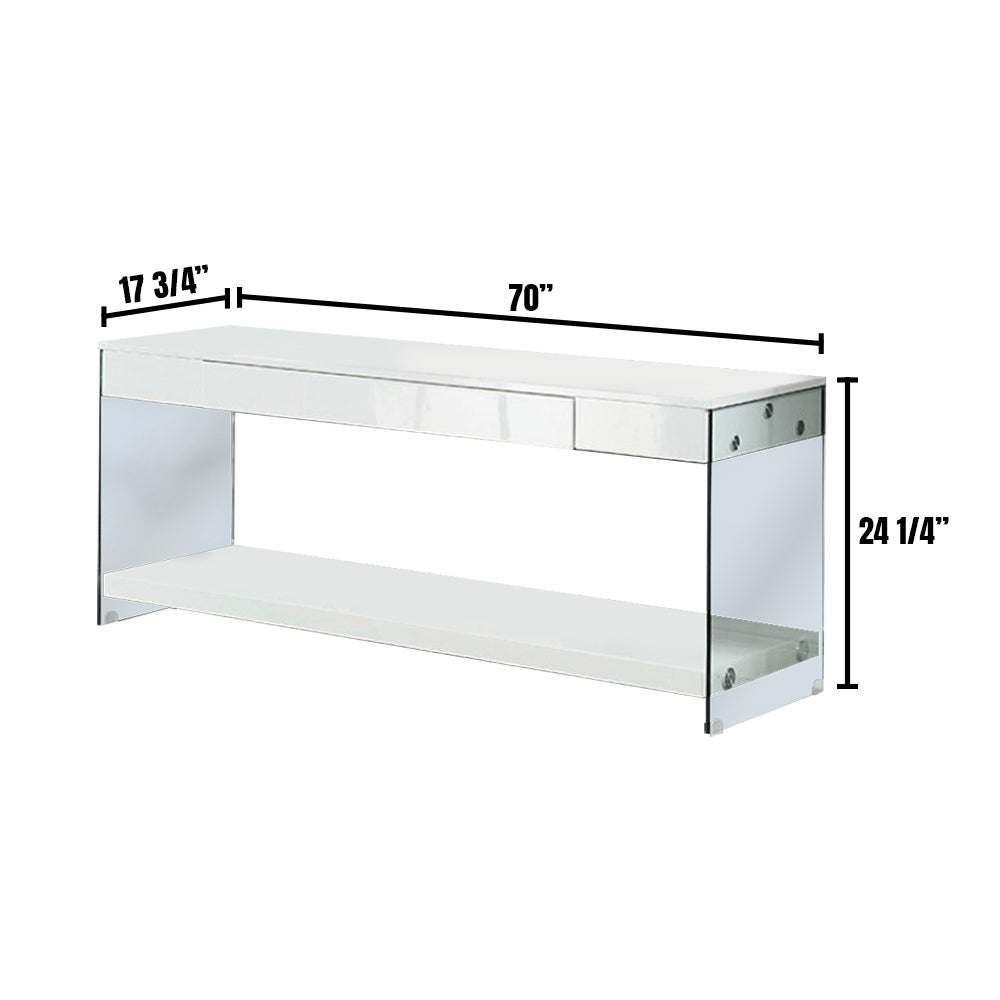 Sabugal 70" TV Stand in White finish