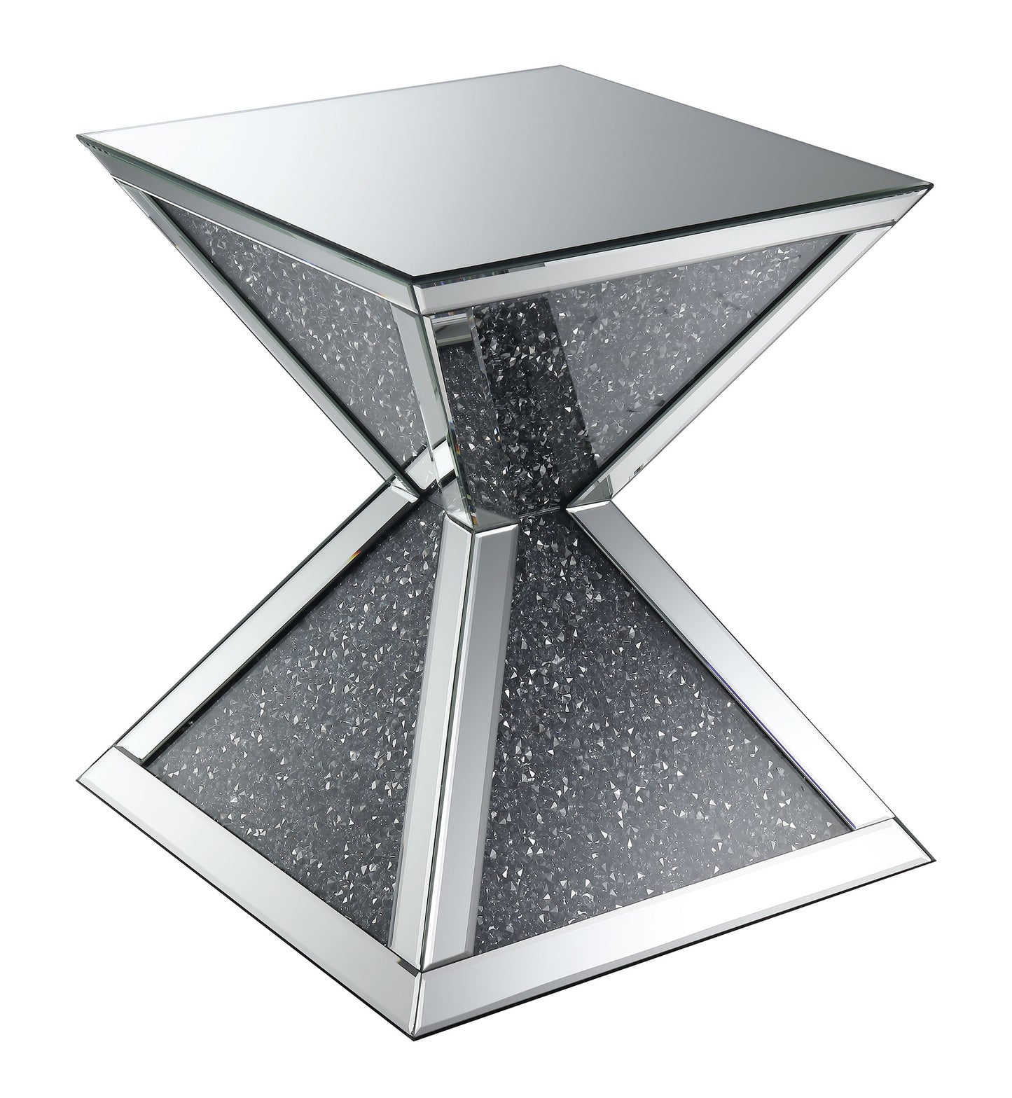 Chiara End Table Silver