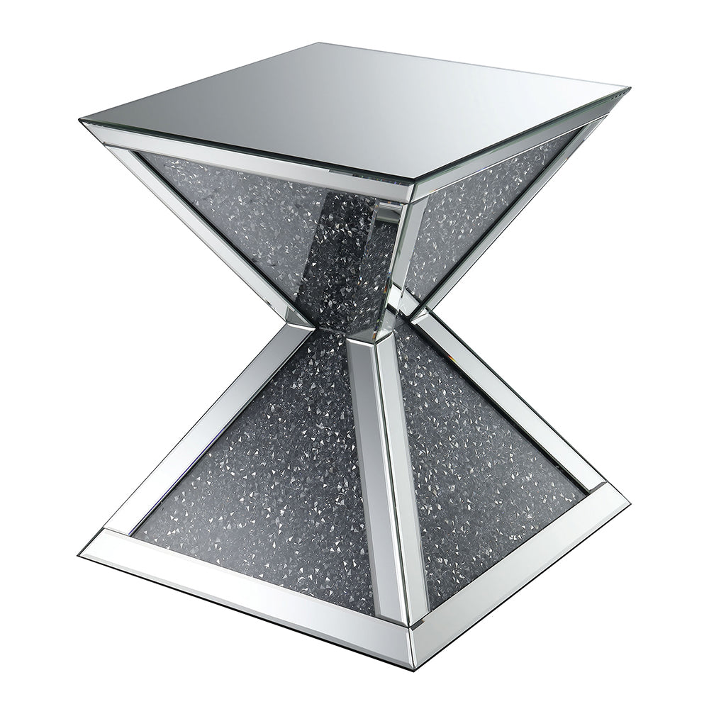 Chiara End Table Silver