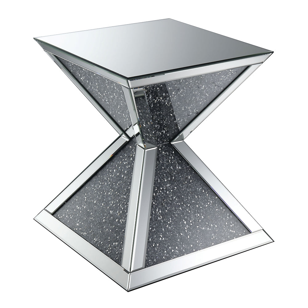 Chiara End Table Silver