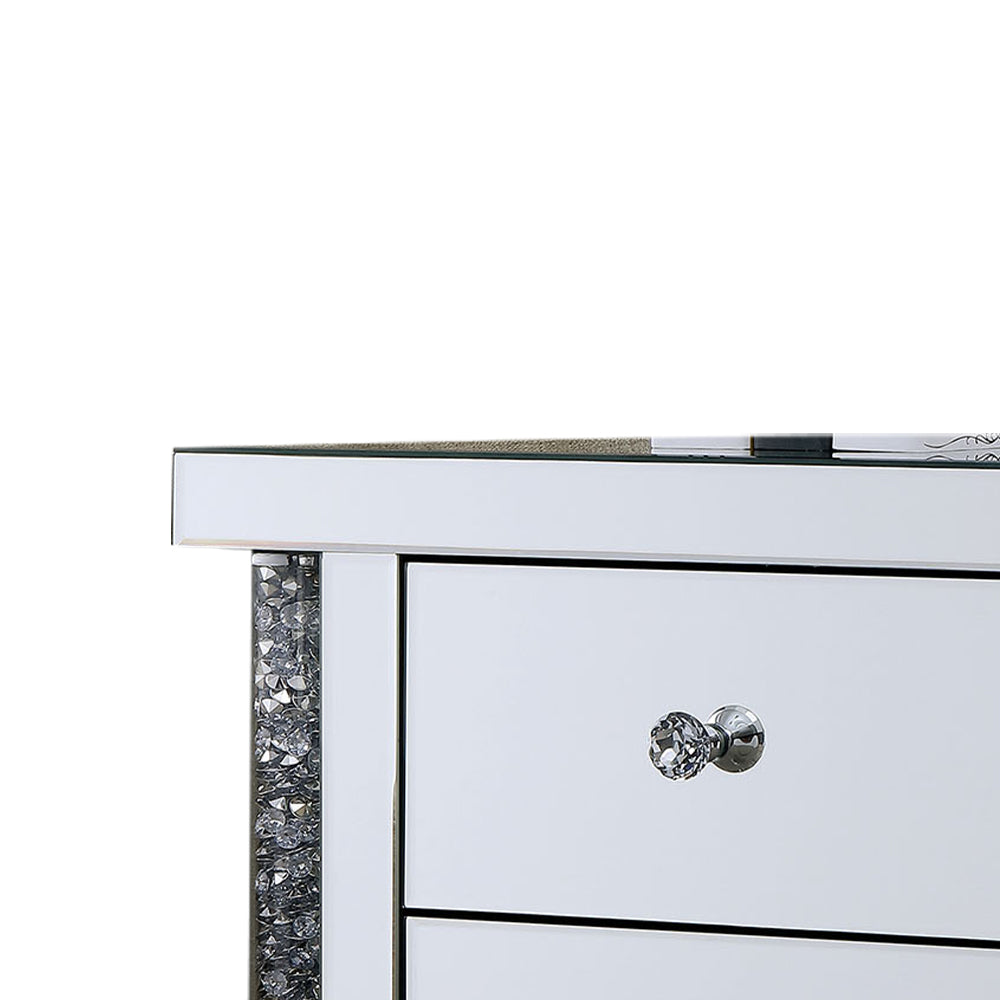 Chiara Side Table Silver