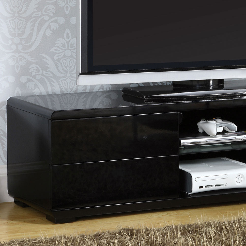 Cerro 59" TV Console, Black in Black finish