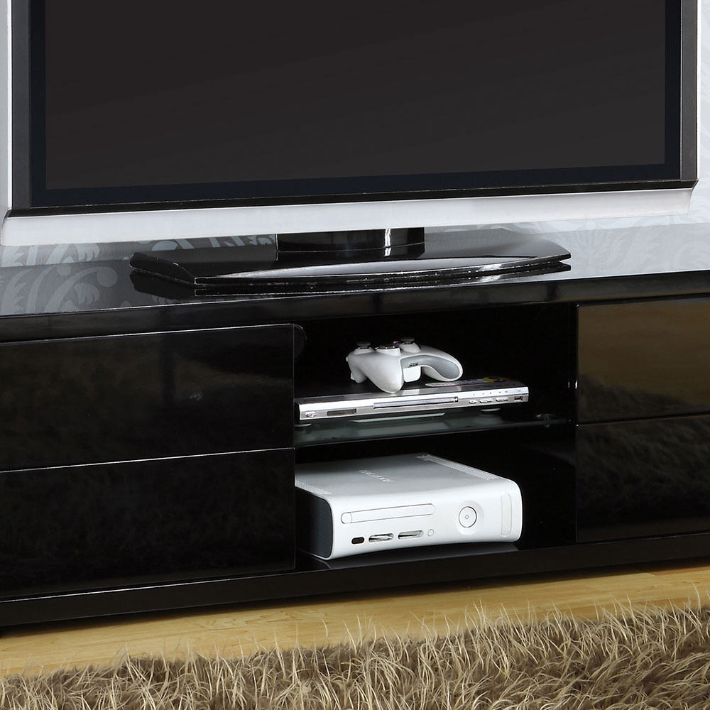 Cerro 59" TV Console, Black in Black finish