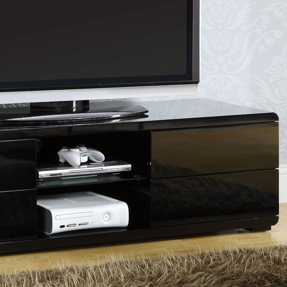 Cerro 59" TV Console, Black in Black finish