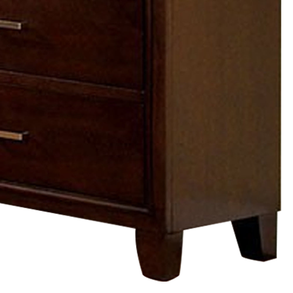 Gerico II Dresser in Brown Cherry Finish