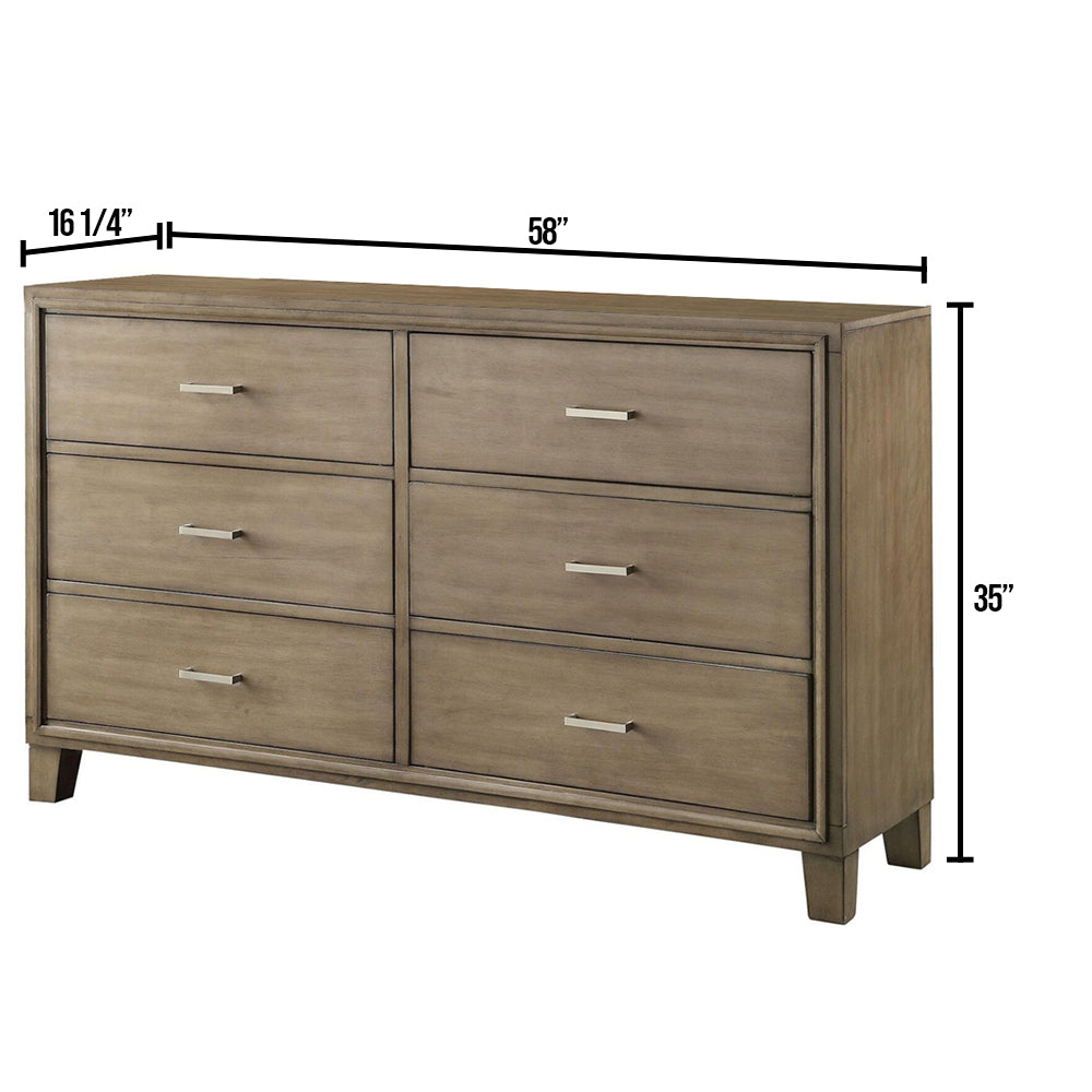 ENRICO I Dresser in Gray finish