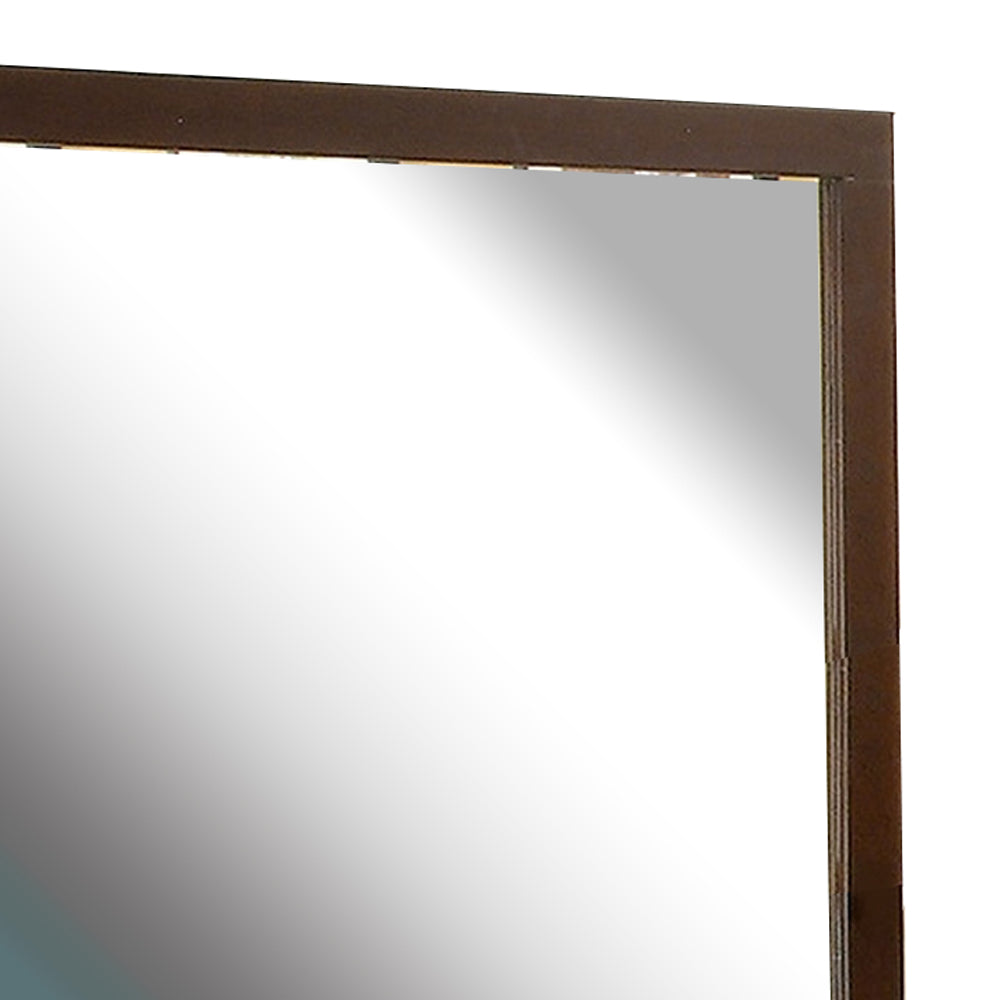 Gerico II Mirror in Brown Cherry finish