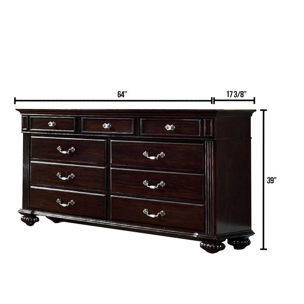Syracuse Dresser in Dark Walnut Finish