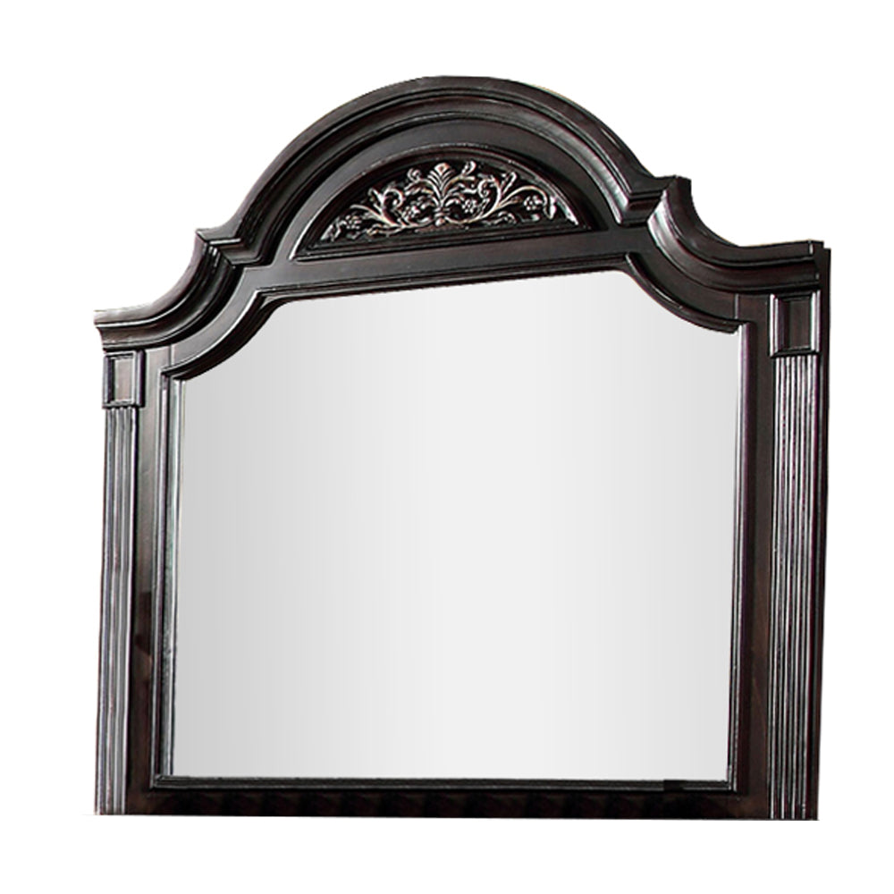 Syracuse Mirror in Dark Walnut finish