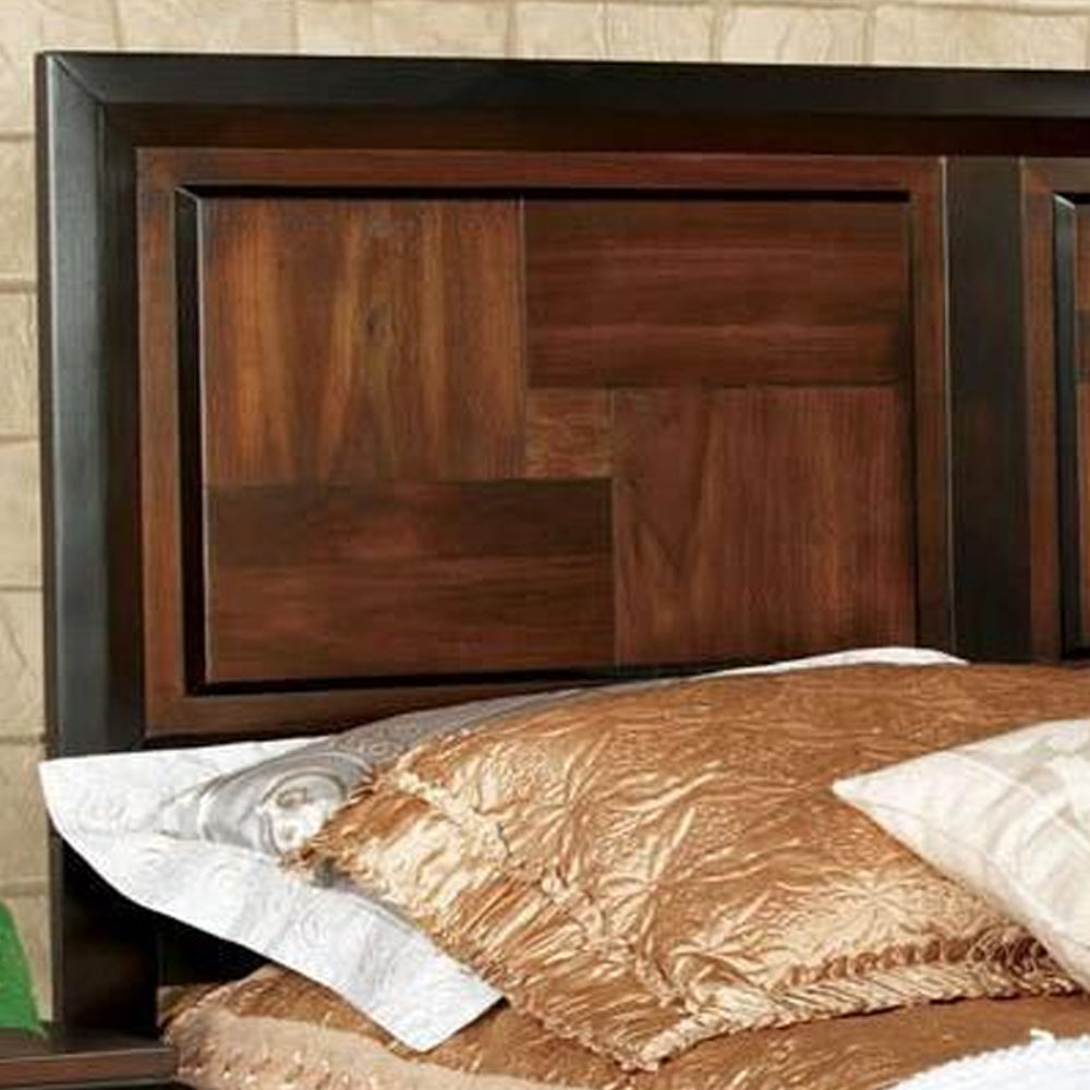 Patra Full Bed Acacia/Walnut